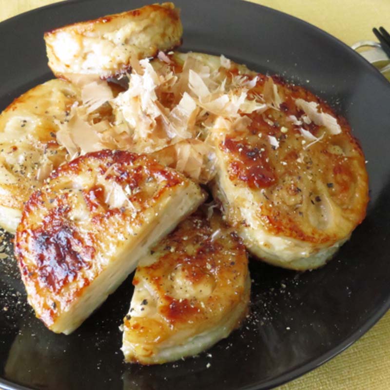れんこんのはさみ焼き(レシピ)