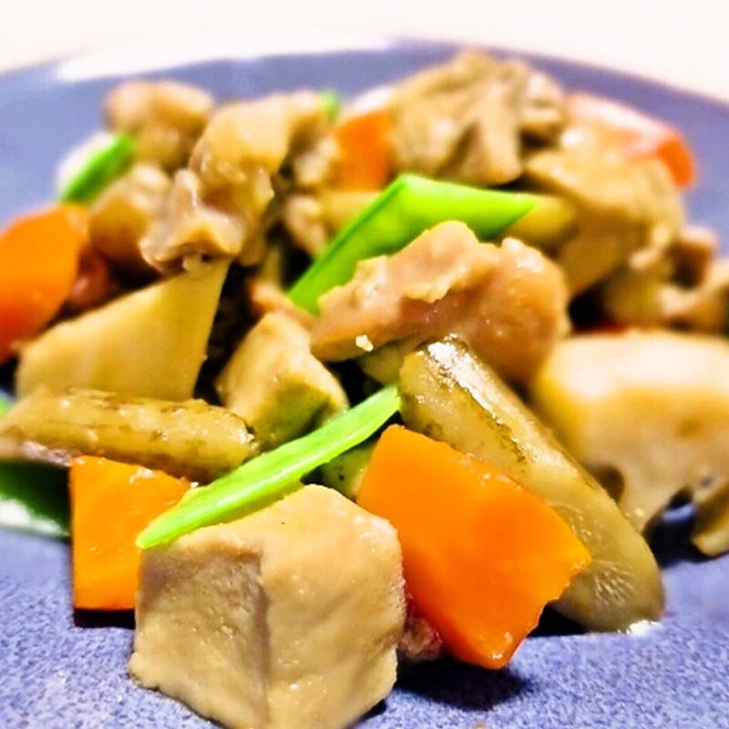 高野豆腐の筑前煮(レシピ)