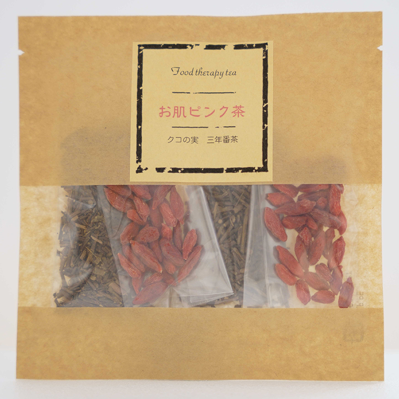 お肌ピンク茶